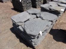 Large Tumbled Garden Path/Steppers 1 1/2'' x Asst. Sizex, 170 SF, SOLD BY S