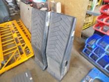 Pair of Black Poly Car Ramps