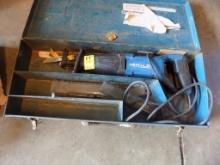 Hercules Corded Recip. Saw in Steel Case with Extra Blades