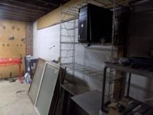 (2) Wire Shelves - (1) 3 Tier 48'' x 18'' x 6' Tall, (1) 5 Tier 42'' x 12''