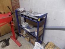 Small Blue 3 Tiered Shelf, 30'' x 12'' (Back Room)