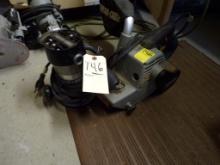 Porter Cable Corded Belt Sander, 3'' x 24'' and a 90th Anniversary Router