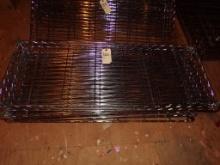 (10) 48'' x 18'' Wire Metal Shelves ( 10 X BID PRICE)