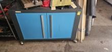 36'' x 24'' Rolling Blue Cabinet