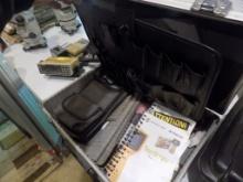 Silver Hard Case with Manuals and a Little Bit of Topcon Accessories