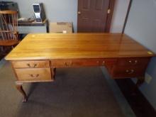 Harden 4 Drawer Ornate Office Desk, 72'' x 36'' x 30''