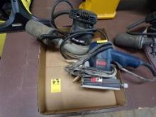 Porter Cable Corded 5'' Random Orbit Sander and Ryobi Corded Biscuit Joiner