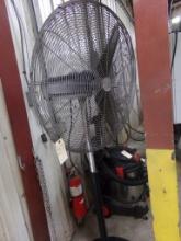 30'' Pedestal Shop Fan, 110v, 3 Blades