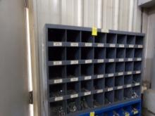 Gray 40-Bin Belt Organizer w/Metric Bolts And Nuts From M6-1.0 To M12-1.75
