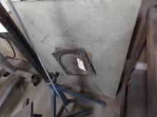 Thin Aluminum Plate wih Lazy Susan 26'' x 36'' x 3/8'' and a Thick Aluminum