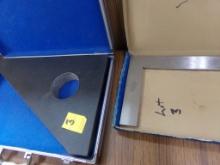 Group of (2) Machinist Squares - Steel 8'' x 12'' and Black Granite 30'' -