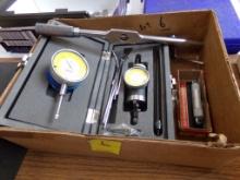 Box With StarrettNo. 98 Precision Level 4'' Model MHC Magnet Back Travel In