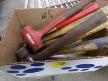 Box of (6) Hammers, Ball Peen and Mallot