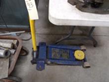 3 1/2 Ton Floor Jack, Blue & Yellow