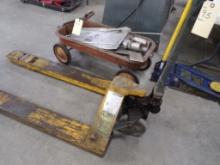 Multi-Ton 5500 Lb/ Pallet Jack, Works, m/n TM27x48  s/n 71109070399