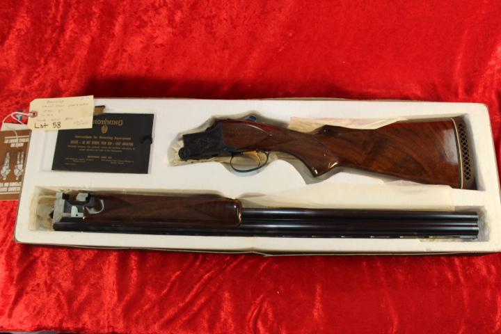 BROWNING SUPER POSED SPECIAL STEEL OVER & UNDER, CAL. 12 GA