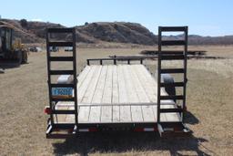 2011 HW Bumper Flatbed Trailer