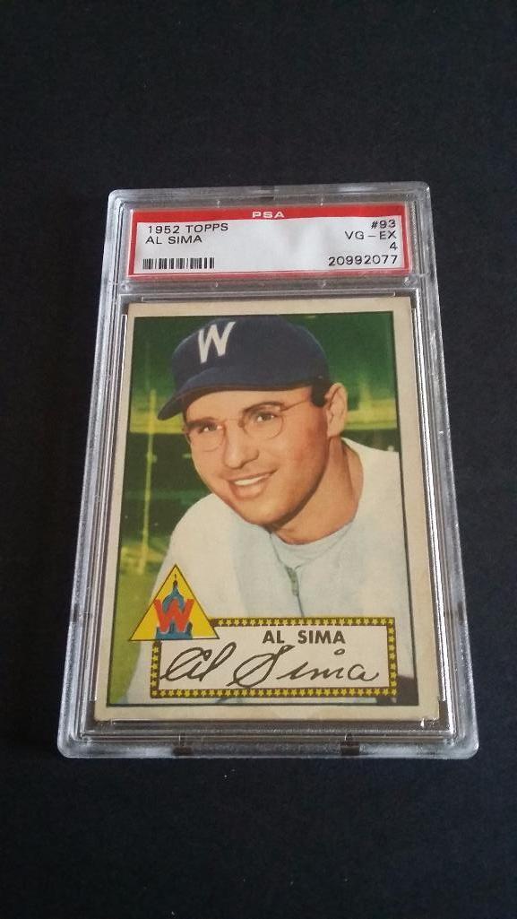 1952 Topps #93 Al Sima
