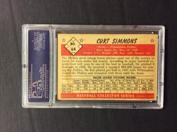 1953 Bowman Color #64 Curt Simmons