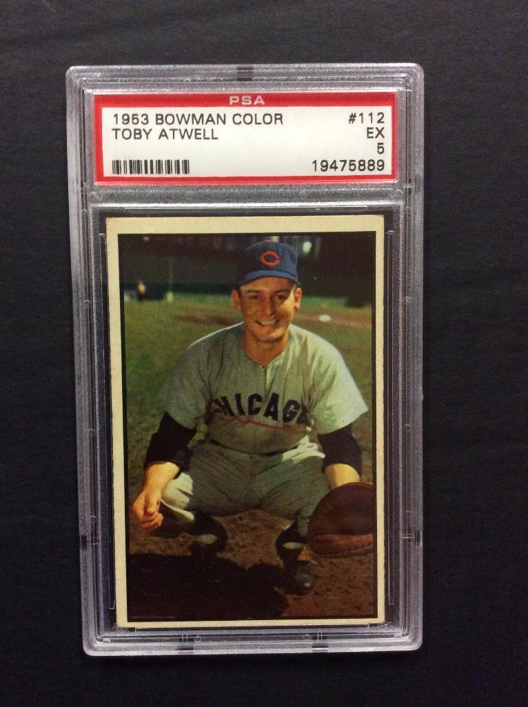 1953 Bowman Color #112 Toby Atwell