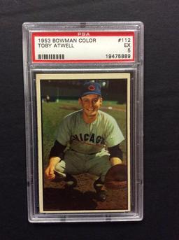 1953 Bowman Color #112 Toby Atwell