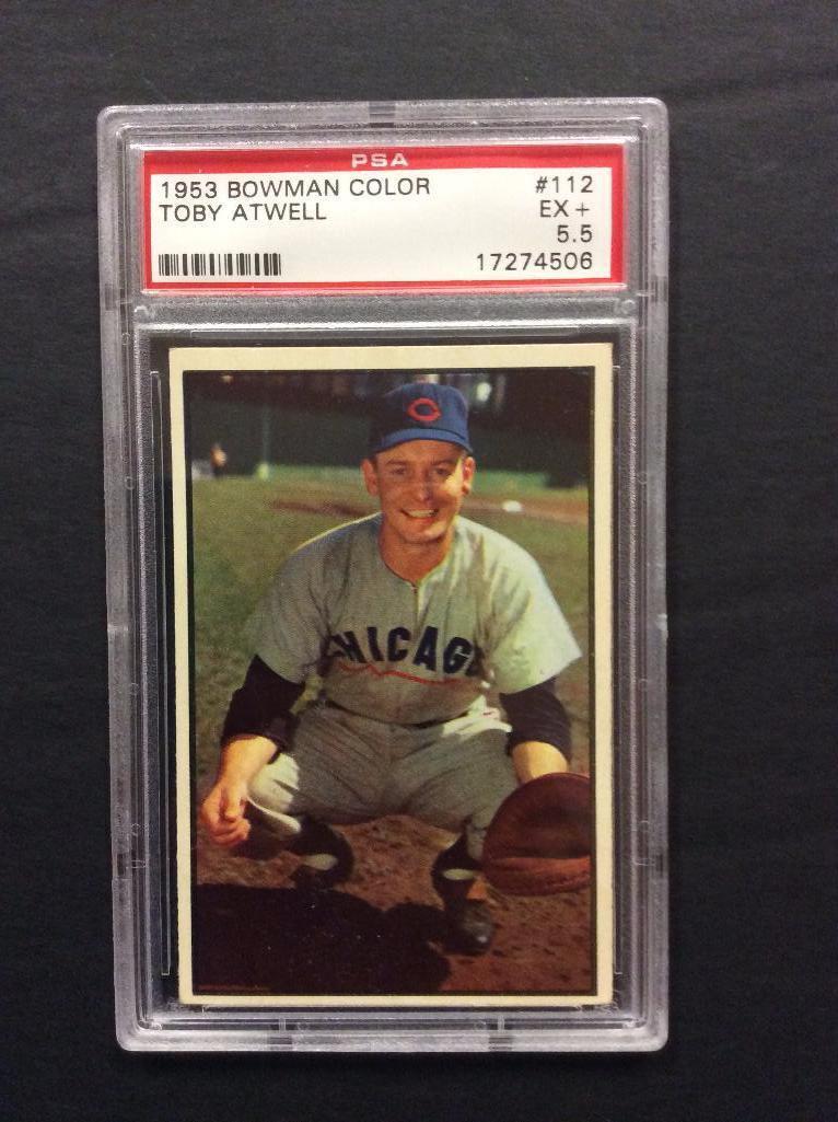 1953 Bowman Color #112 Toby Atwell