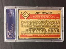 1953 Bowman Color #130 Cass Michaels