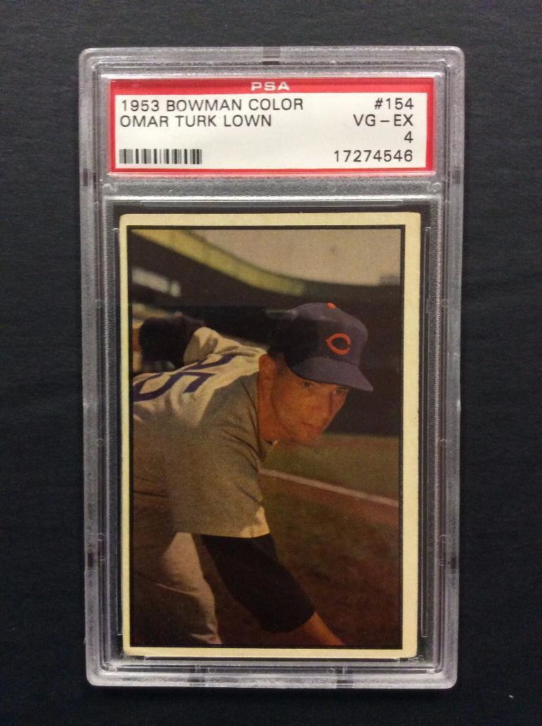 1953 Bowman Color #154 Omar Turk Lown