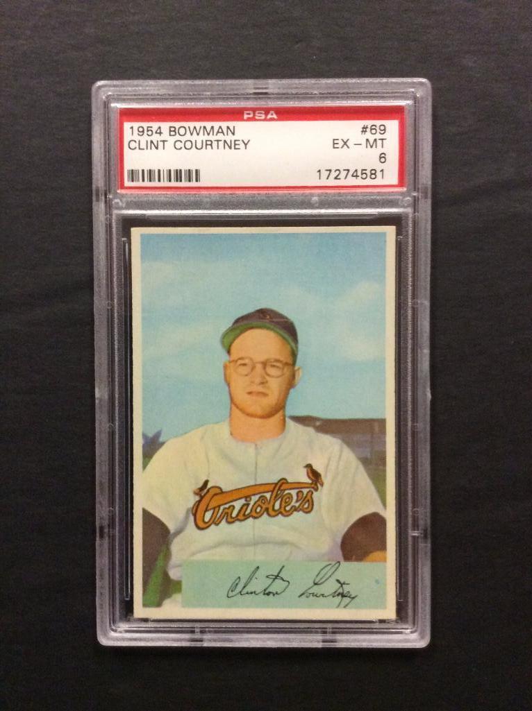 1954 Bowman #69 Clint Courtney