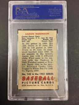 1951 Bowman #142 Aaron Robinson