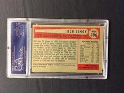 1954 Bowman #196 Bob Lemon (HOF)