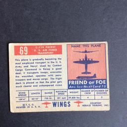 1952 Topps Wings Friend or Foe #69 C-119 Packet