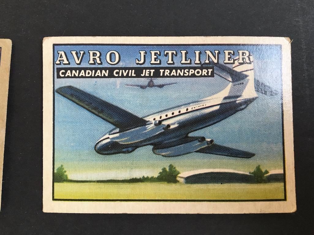 1952 Topps Wings Friend or Foe #30 Avro Jetliner