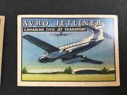 1952 Topps Wings Friend or Foe #30 Avro Jetliner