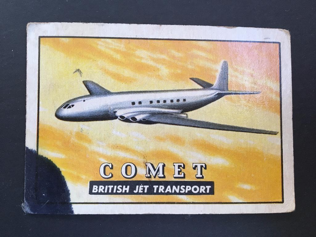 1952 Topps Wings Friend or Foe #55 Comet