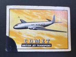 1952 Topps Wings Friend or Foe #55 Comet