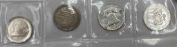 1926 Sesquicentennial, 1946 Booker T. Washington, 1949 Franklin, 1969S Kennedy (Proof). (4 Silver