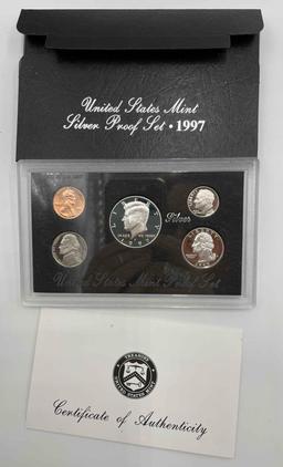 1997 & 1999 US Silver Proof Sets in Original Packaging.