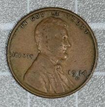 1914D Lincoln cent (1 piece).