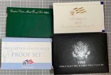 1994, 2007 & 2009 US Mint Proof sets. Also 1993 US Mint Premier Silver set (4 sets total).