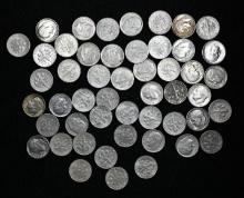 $5.00 face value in US 90% Silver Roosevelt dimes.