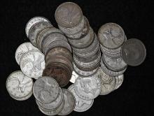 $11.00 face value in Canadian 80% Silver George VI quarters.