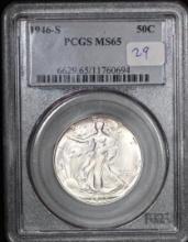 1946S, PCGS MS65 Silver Walking Liberty half dollar (1 pcs).