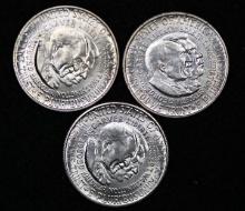 1954PDS Washington-Carver Silver Classic Commemorative half dollar set (3 pcs.)