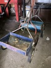Yard spreaders & reel mower