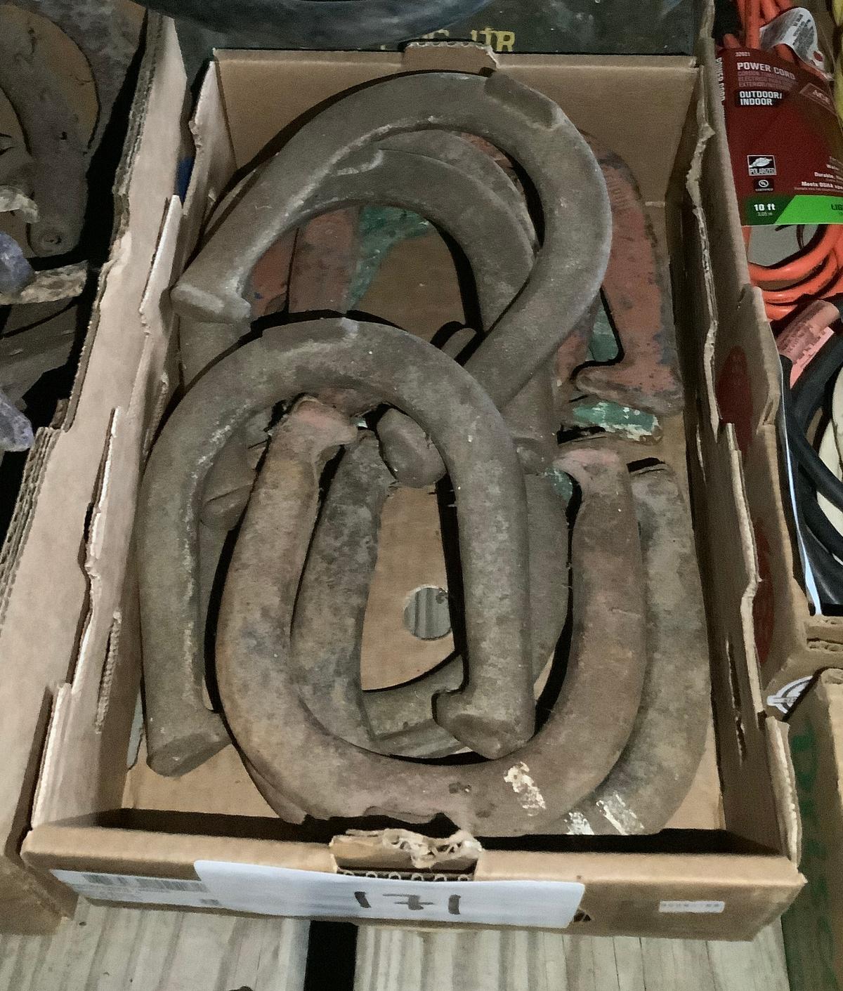 Throwing Horse Shoes
