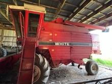 White 8700 Combine w/heads