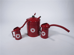 THREE 1930S-50S TEXACO OIL SERVICE DEPARTMENT MULTI-FLUID TINS