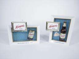 LOT OF TWO LATE 1950S-EARLY 60S HAMMS BEER THREE-DIMENSIONAL TAVERN SIGNS