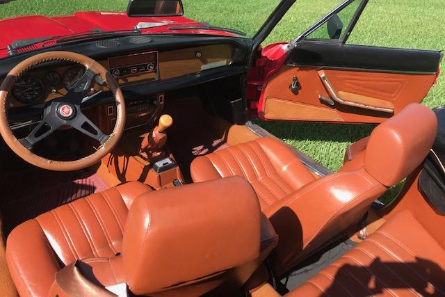 1979 FIAT SPIDER 2000 CONVERTIBLE